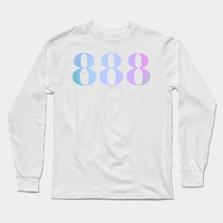 angel numbers 888 Long Sleeve T-Shirt